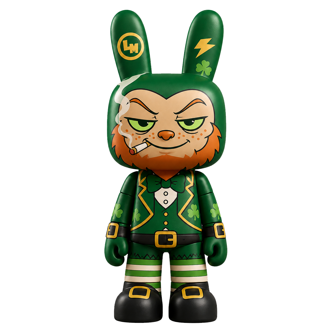 CIGARETTE SMOKING LEPRECHAUN BIGHEAD™ BUNNY RABBIT FIGURE
